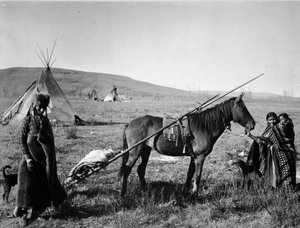 Famille indienne Cree du Canada - Unknown photographer