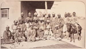 Durbar Maidan et chefs de Logar, Kaboul - Unknown photographer