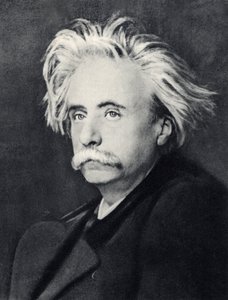 Edvard Grieg (1843-1907) compositeur norvégien (photo n/b) - Unknown photographer