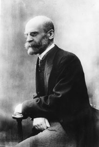 Émile Durkheim (1858-1917), sociologue français. - Unknown photographer