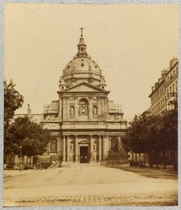 Façade de la chapelle de la Sorbonne, Paris, vers 1875-1925 (photo n/b) - Unknown photographer