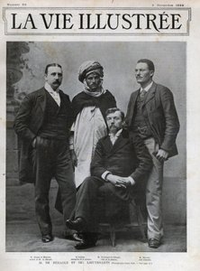 Ferdinand de Behagle (1857-1899) (explorateur français) Chef de la Mission et ses lieutenants - Unknown photographer