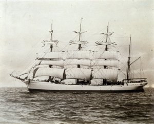 Voilier français Emile Renouf au large du Havre 02/07/1897 (Photographie) - Unknown photographer