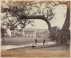 Maison du gouvernement, Barrackpore, vue du sud