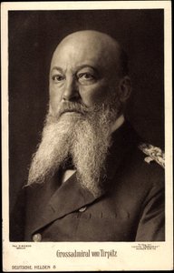 Grand Amiral Alfred von Tirpitz, Portrait - Unknown photographer