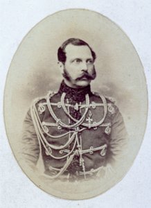 Portrait en buste du tsar russe Alexandre II - Unknown photographer