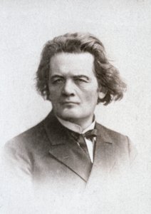 Portrait en buste du célèbre pianiste et compositeur russe Anton Grigorevic Rubinstein