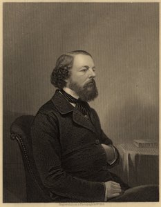 James Sheridan Muspratt (1821-1871), fondateur du Liverpool College of Chemistry (1848) et auteur de "Chemistry" (1860), c.1860 (gravure) - Unknown photographer