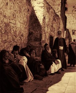 Juifs au Mur des Lamentations - Unknown photographer