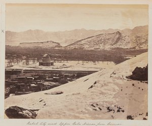 Kaboul depuis Asmai - Unknown photographer