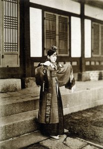 Danseuse Kusang coréenne (fin du XIXe siècle)
