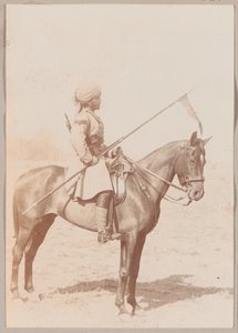Lance Daffadar Sultan Khan, cavalerie indienne, ordre de drill, Delhi - Unknown photographer
