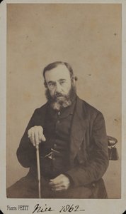 Lieutenant-général Sir James Outram en civil, Nice, 1862 - Unknown