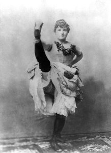 Louise Weber (1870-1929) alias La Goulue, danseuse française de French Cancan aux Folies Bergère à Paris et modèle de Toulouse-Lautrec - Unknown photographer