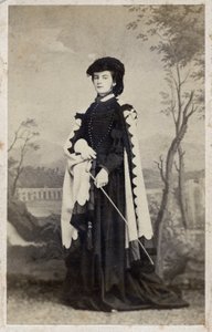 Portrait de Marie-Sophie Amélie, duchesse en Bavière et reine des Deux-Siciles (1841-1925) - Unknown photographer