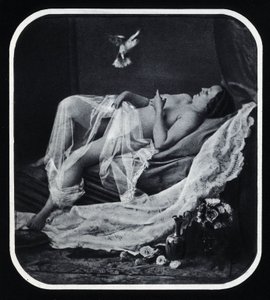 Femme nue allongée vers 1850 Photographie anonyme