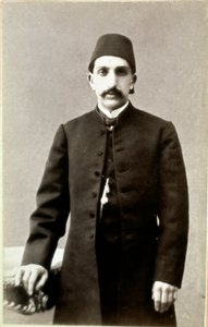 Empire ottoman : Portrait du sultan Abdulhamid II (1842-1918). Photographie. Ankara, Société Historique Turque