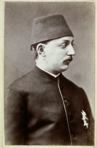 Empire Ottoman : Portrait du Sultan Murad V (1840-1904). Photographie. 1876 Ankara, Société Historique Turque Turquie - Unknown photographer