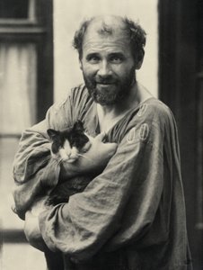 Portrait de Gustav Klimt (1862-1918) - Unknown photographer
