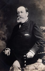 Portrait de Camille Saint-Saëns (photo n/b)