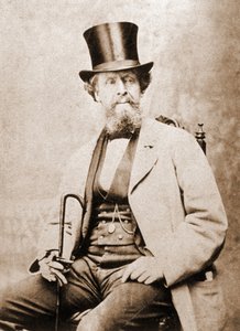 Portrait de Charles Dickens (1812-1870), écrivain anglais vers 1855 - Unknown photographer