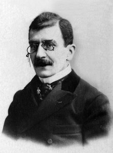 Portrait de Ferdinand Brunetière (1849-1906), critique littéraire français.