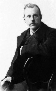 Portrait de Fridtjof Nansen (1861-1930), explorateur et zoologiste norvégien. - Unknown photographer