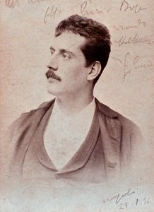 Portrait de Giacomo Puccini (photo n/b) - Unknown photographer
