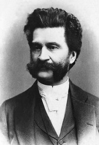 Portrait de Johann Strauss (1825-1899), compositeur autrichien. - Unknown photographer