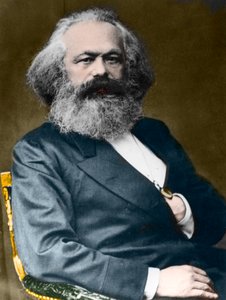 Portrait de Karl Marx (1818-1883).