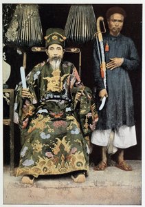 Portrait de Kinh Luoc (Vice-roi) du Tonkin, fin 19e siècle. - Unknown photographer