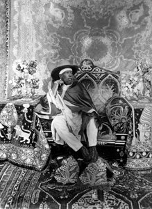 Portrait de Ménélik II (1844 - 1913), Empereur d