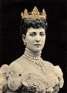 Portrait de la reine Alexandra de Danemark - Unknown photographer