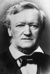 Portrait de Richard Wagner (photo n/b) - Unknown photographer