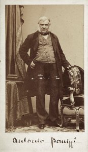 Portrait du sénateur Antonio Panizzi (1797-1879) Directeur de la Bibliothèque du British Museum