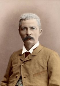 Portrait de Sir Henry Morton Stanley (né John Rowlands) (1841-1904), journaliste et explorateur gallois. Colorisation ultérieure - Unknown photographer