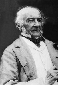 Portrait de William Ewart Gladstone (1809-1898), Premier ministre et homme politique britannique. - Unknown photographer