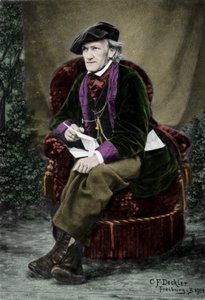 Portrait du compositeur Richard Wagner (1813-1883) à la Villa Tribschen à Lucerne, Suisse