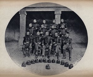 Portrait des pompiers du 22e de ligne