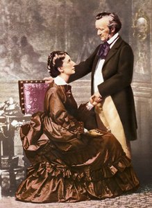 Richard et Cosima Wagner - Unknown photographer