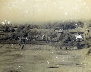 Bâtiment de la poste de Saigon vers 1863. - Unknown photographer