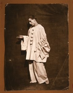 Le mime Jean-Charles Deburau en Pierrot - Unknown photographer