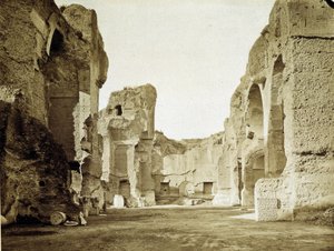 Les ruines des thermes de Caracalla à Rome - Unknown photographer