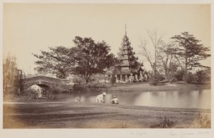 Vue des jardins d