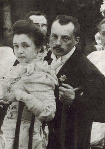 Vladimir Dmitrievich Nabokov (1870-1922) et Elena Ivanovna Rukavishnikova (1876-1939) - Unknown photographer