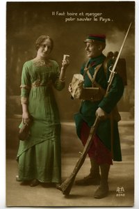 Guerre 1914 - 1918 (14-18) : carte postale d