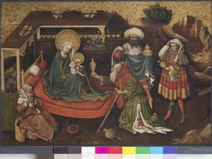 Adoration des Mages - Upper Rheinish Master