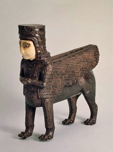 Figure décorant un trône, trouvée sur le site de Toprak Kale, près de Van - Urartian