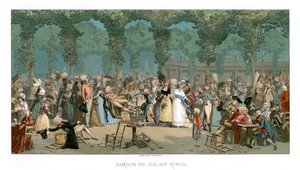 Le Jardin du Palais Royal, 1885 - Urrabieta
