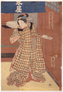 Dame avec tablette - Utagawa (1786 1865) Kunisada